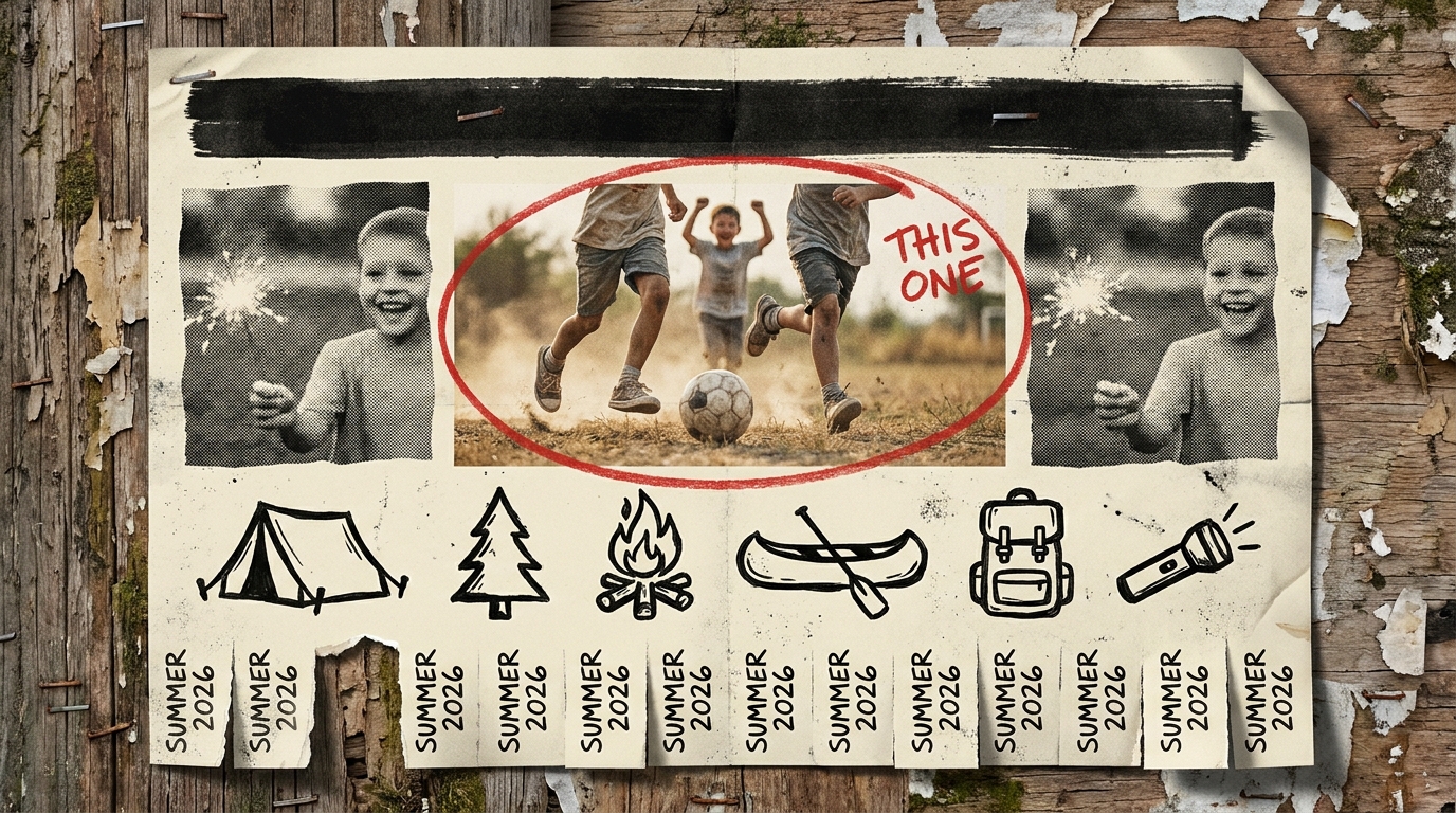 Editorial illustration for: Alexandria Adventure summer camps: a 2026 field guide