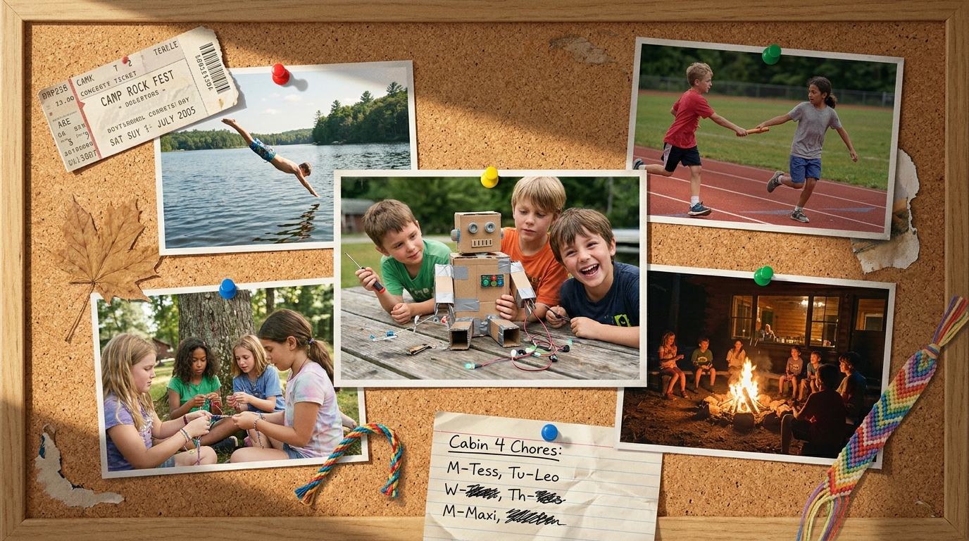 Editorial illustration for: Atlanta Academic summer camps: a 2026 field guide