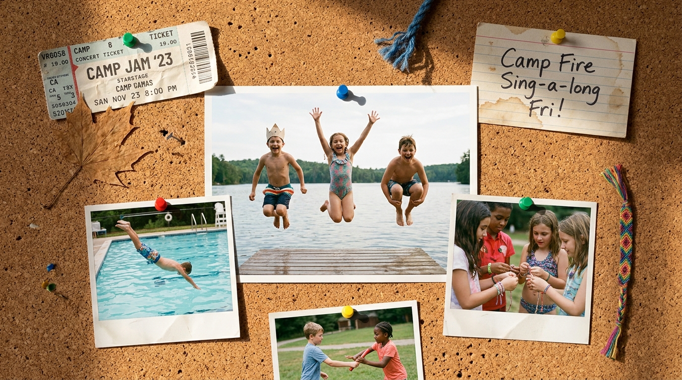 Editorial illustration for: Atlanta Aquatics summer camps: a 2026 field guide