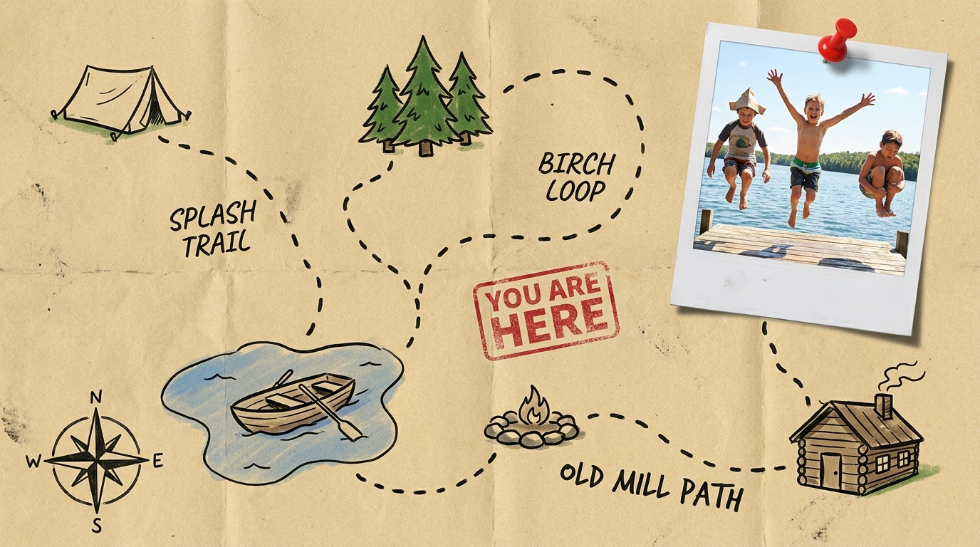 Editorial illustration for: Extended care (before + after) summer camps in Austin: 2026 options