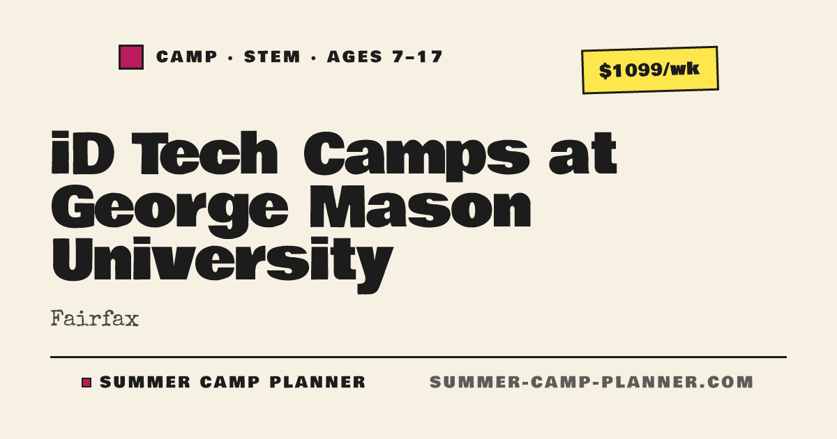 iD Tech Camps at George Mason University — STEM Camp in Fairfax ...